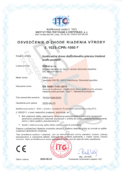 Certifikát rezivo STN JPEG